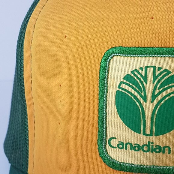 Vintage 80s CANADIAN FORESTRY EQUIPMENT Hat Snapback Trucker Hat Classic Cap - Picture 5 of 16